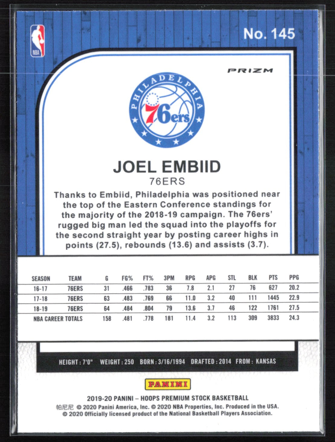 Joel Embiid Purple Disco