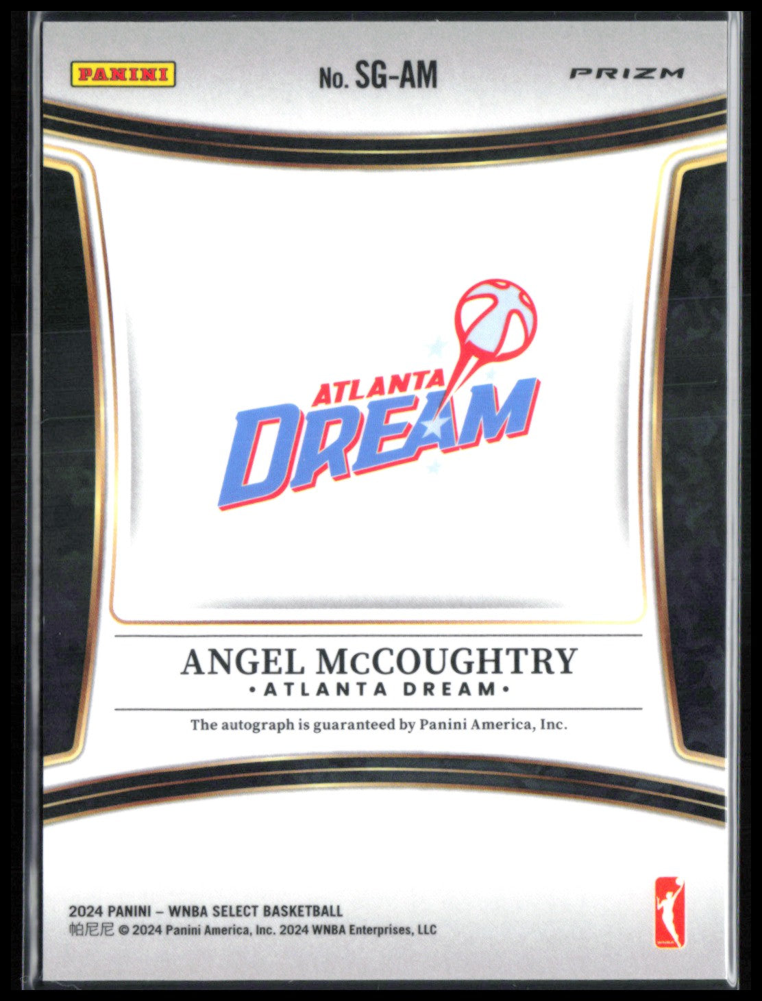 Angel McCoughtry Auto Cracked Ice