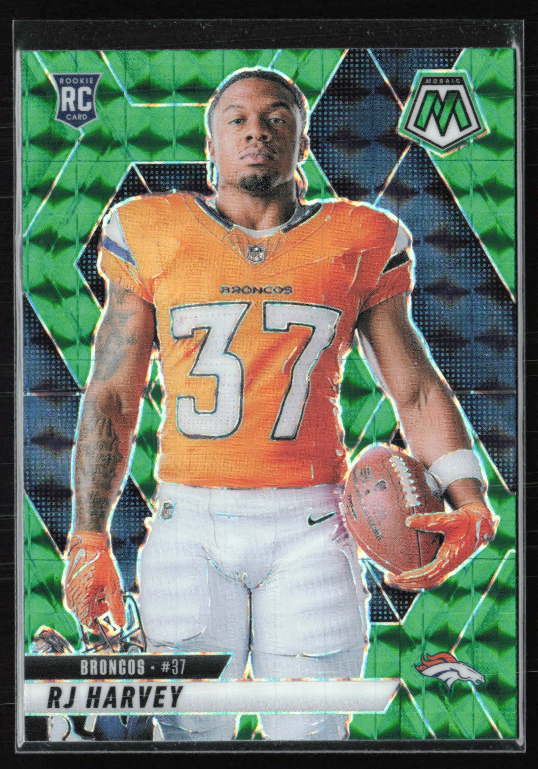 2025 Panini Mosaic Green 284 RJ Harvey RC Green Mosaic – Dollar Box