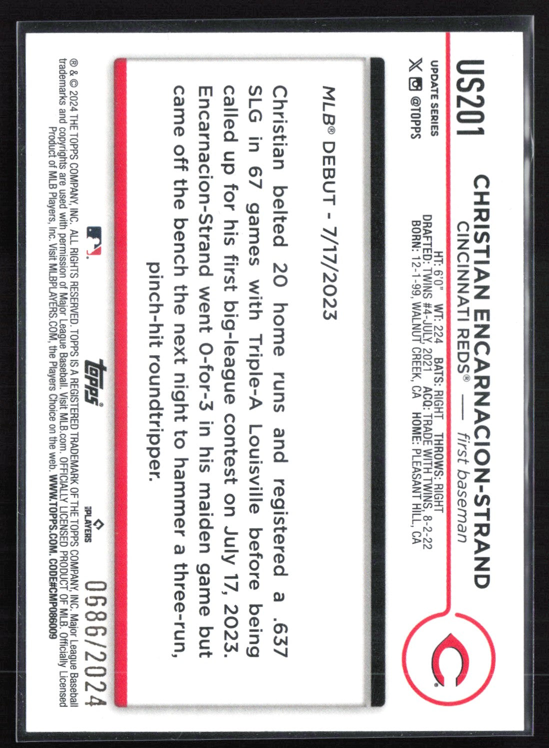 Christian Encarnacion-Strand RC Gold /2024
