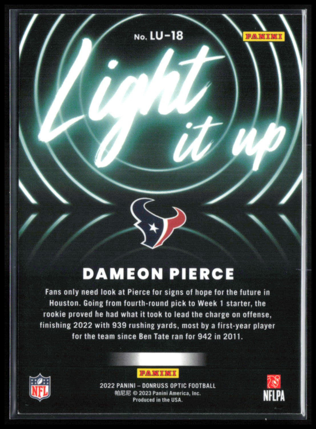 Dameon Pierce RC Light it Up