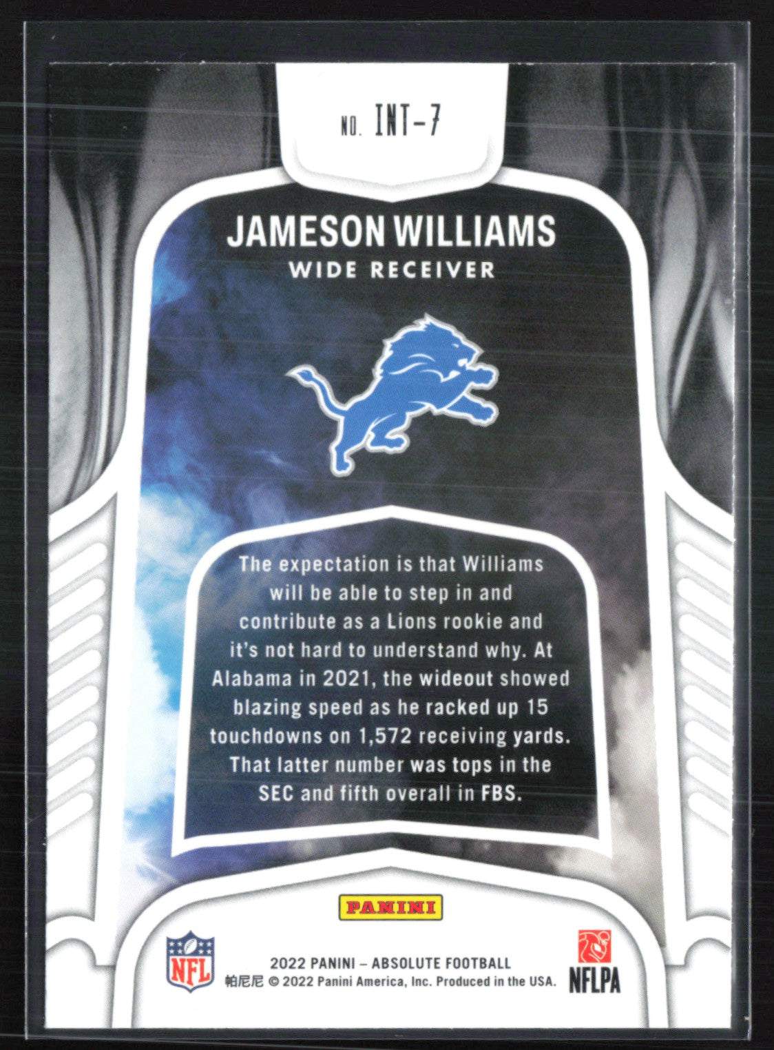 Jameson Williams RC Introductions