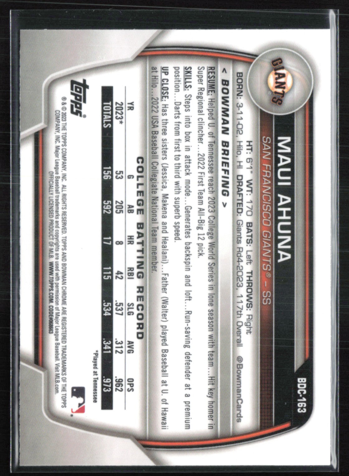 Maui Ahuna 1st Bowman