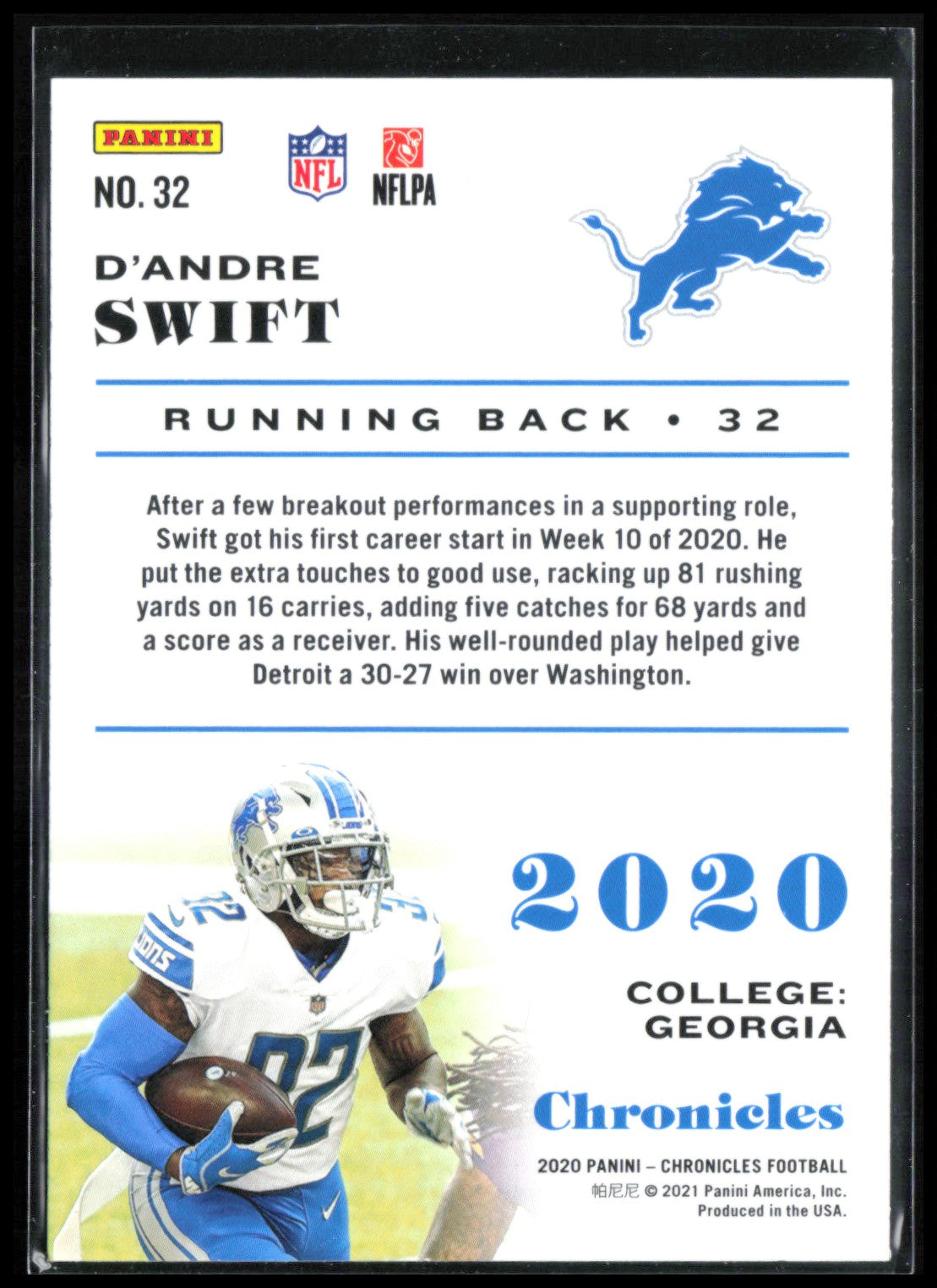 D'Andre Swift RC