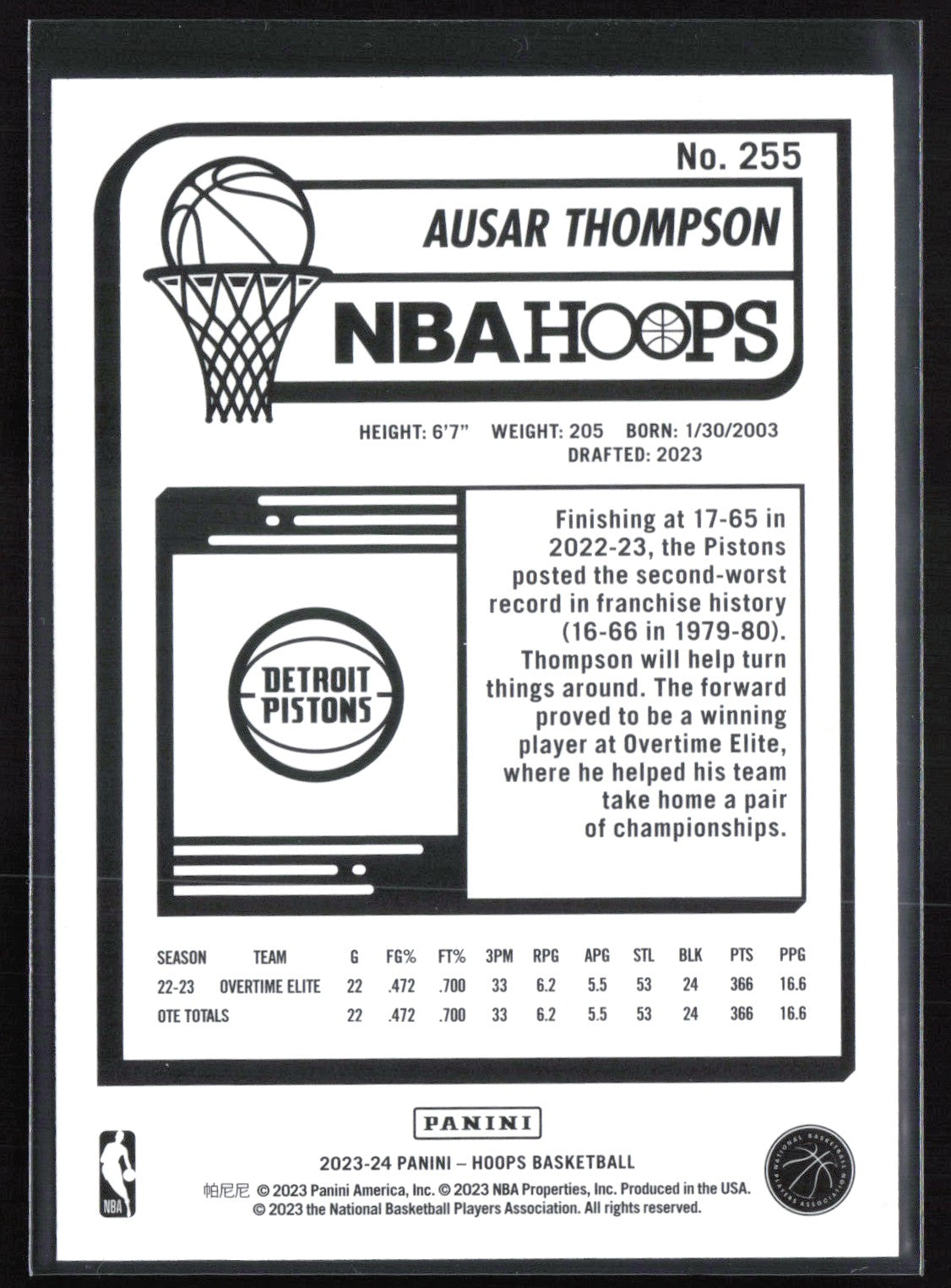 Ausar Thompson RC