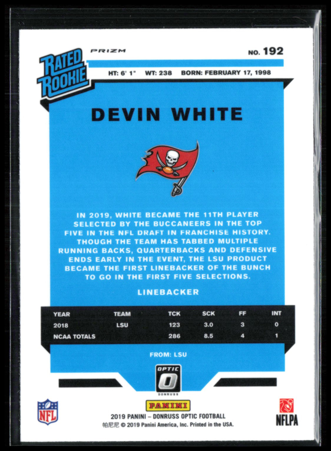 Devin White RC Holo