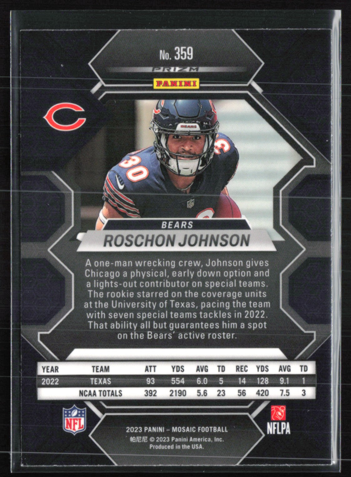 Roschon Johnson RC Green Mosaic