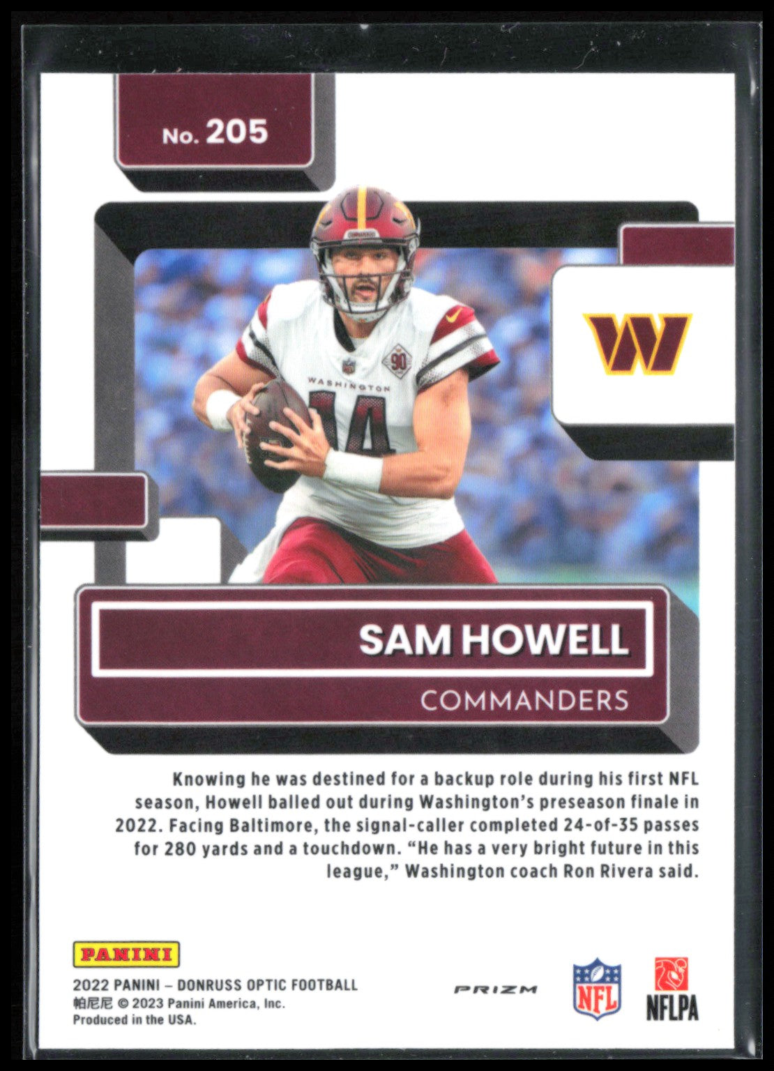 Sam Howell RC Purple Shock
