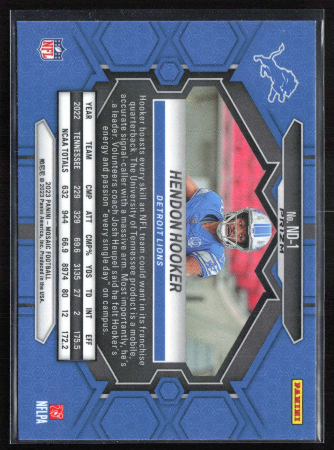 Hendon Hooker RC Reactive Blue