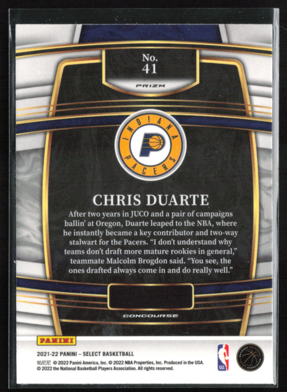 Chris Duarte RC Blue Shimmer