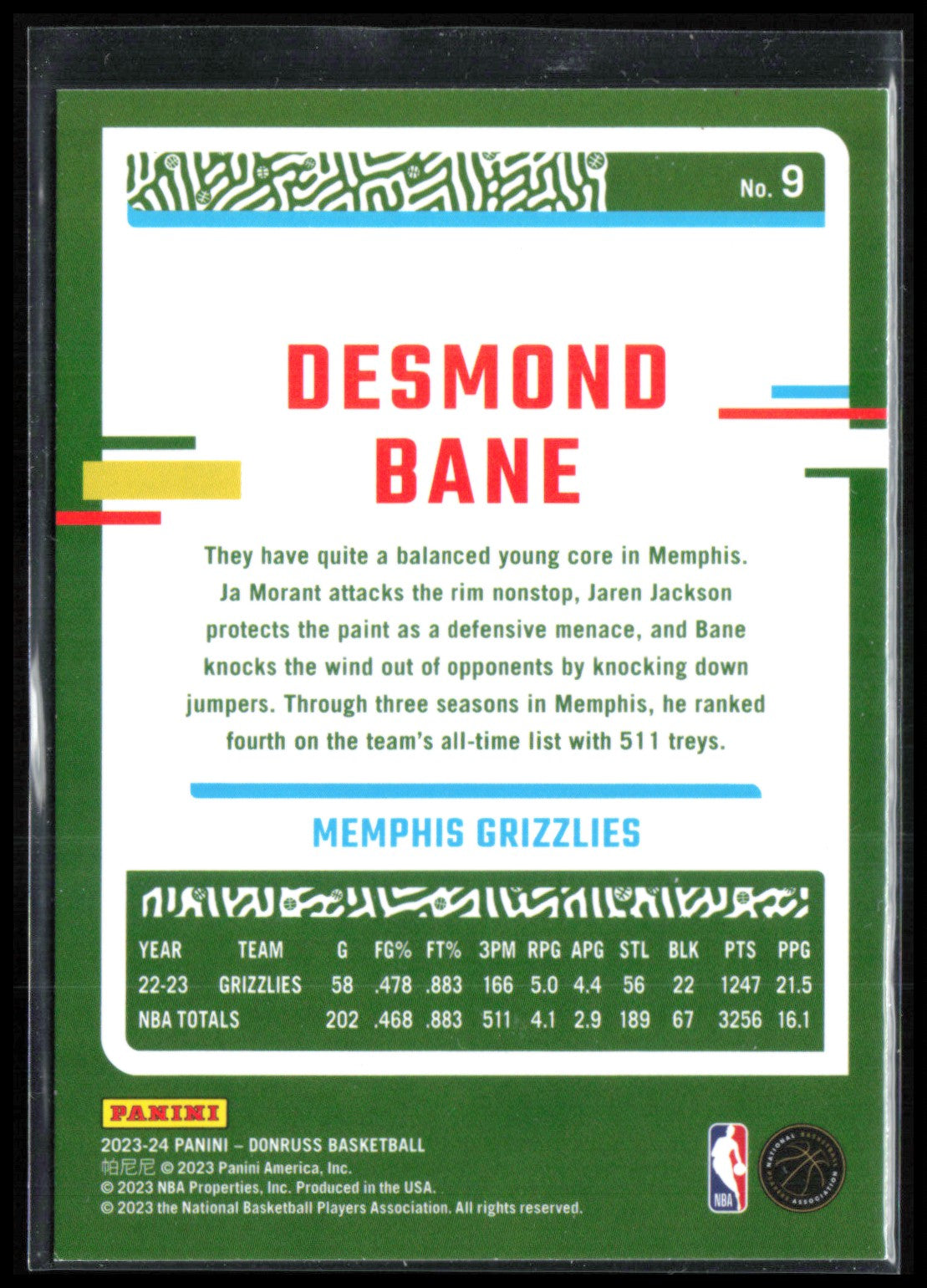 Desmond Bane Green Laser