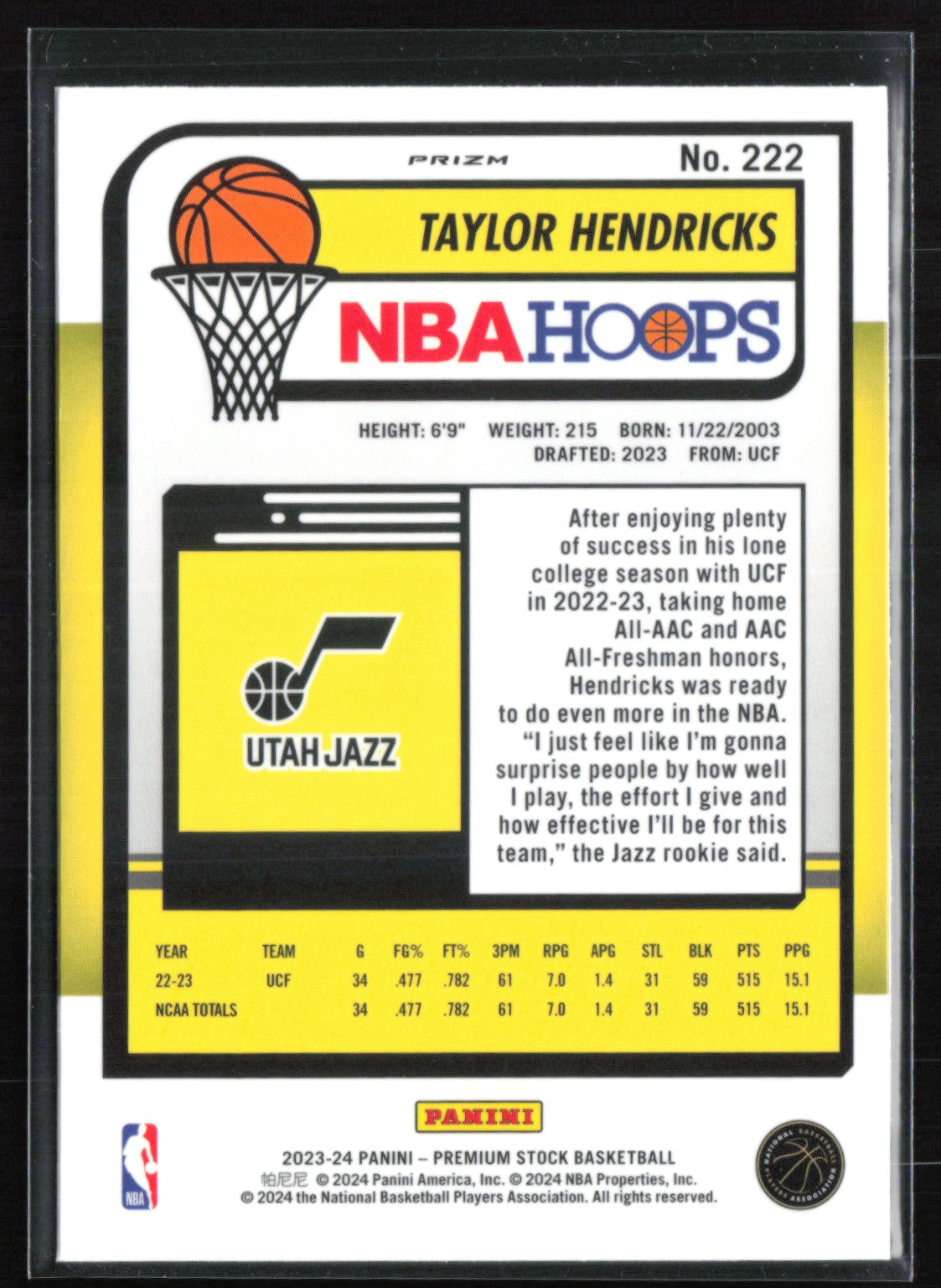 Taylor Hendricks RC Holo