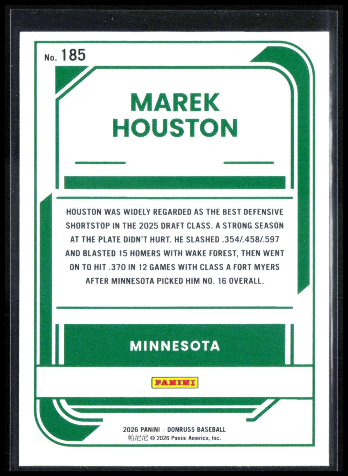 Marek Houston Rated Prospect Liberty