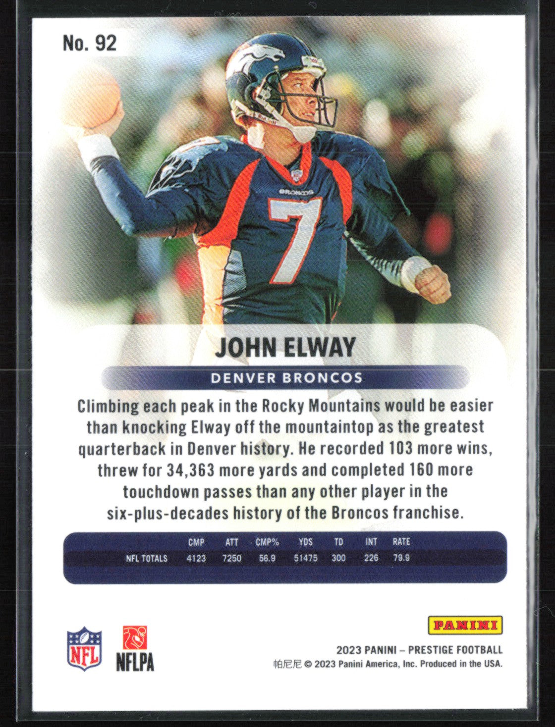 John Elway Xtra Points