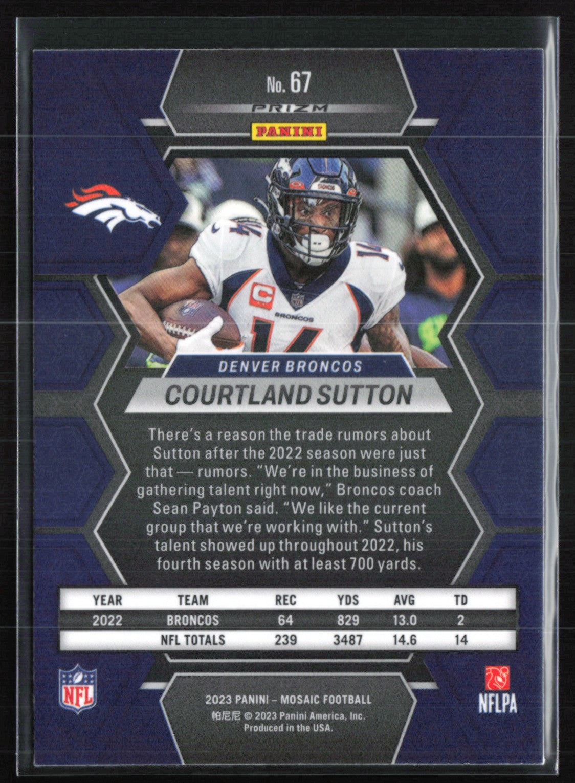 Courtland Sutton Pink Camo