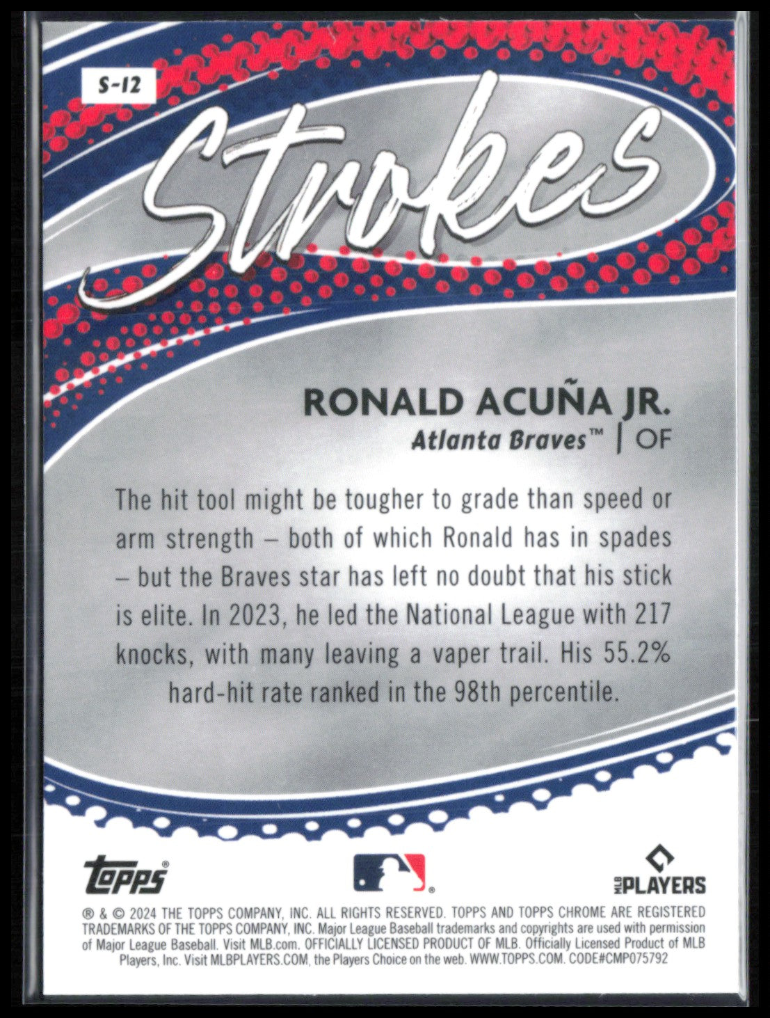 Ronald Acuña Jr. Strokes