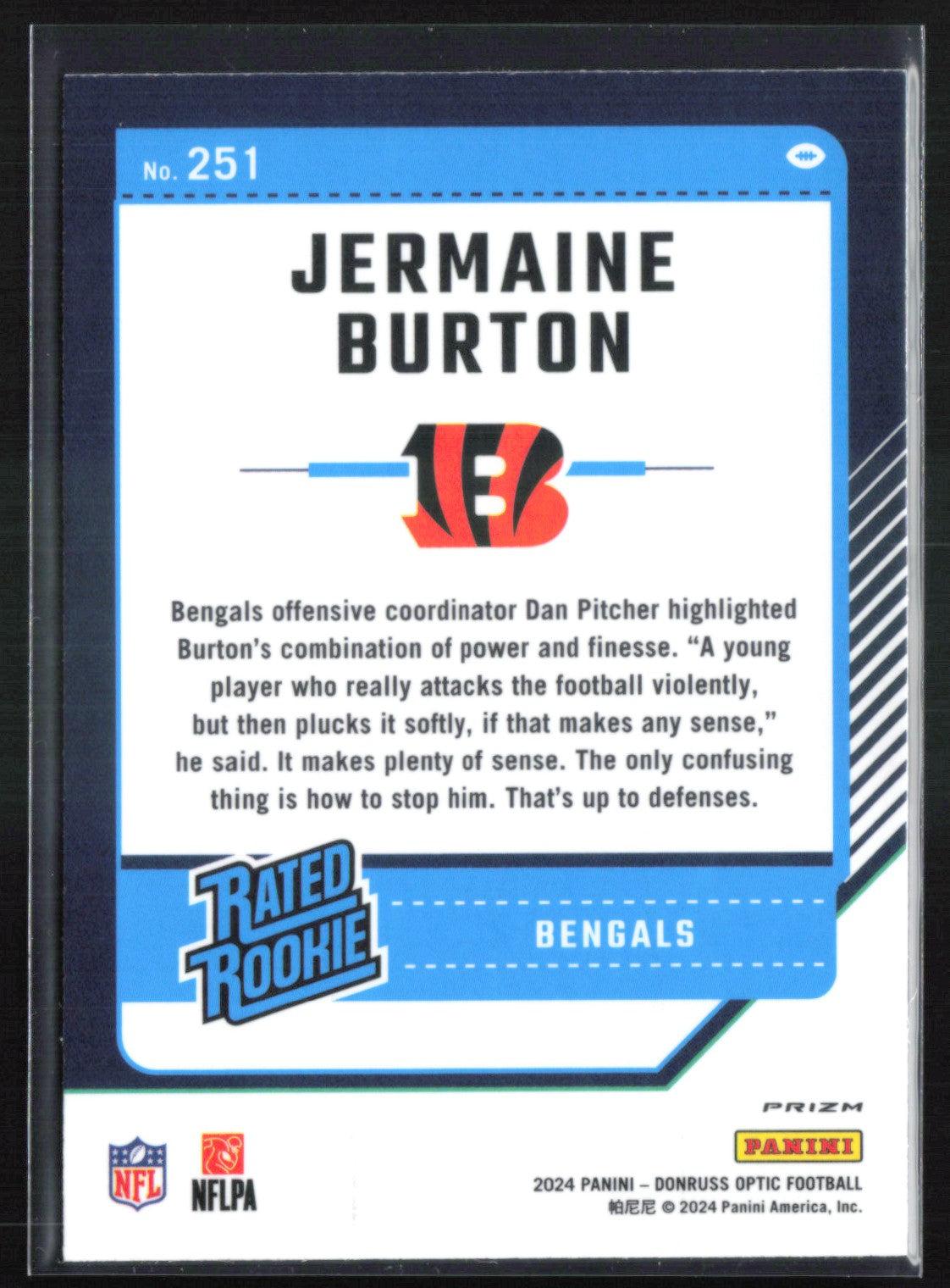 Jermaine Burton RC Green Velocity