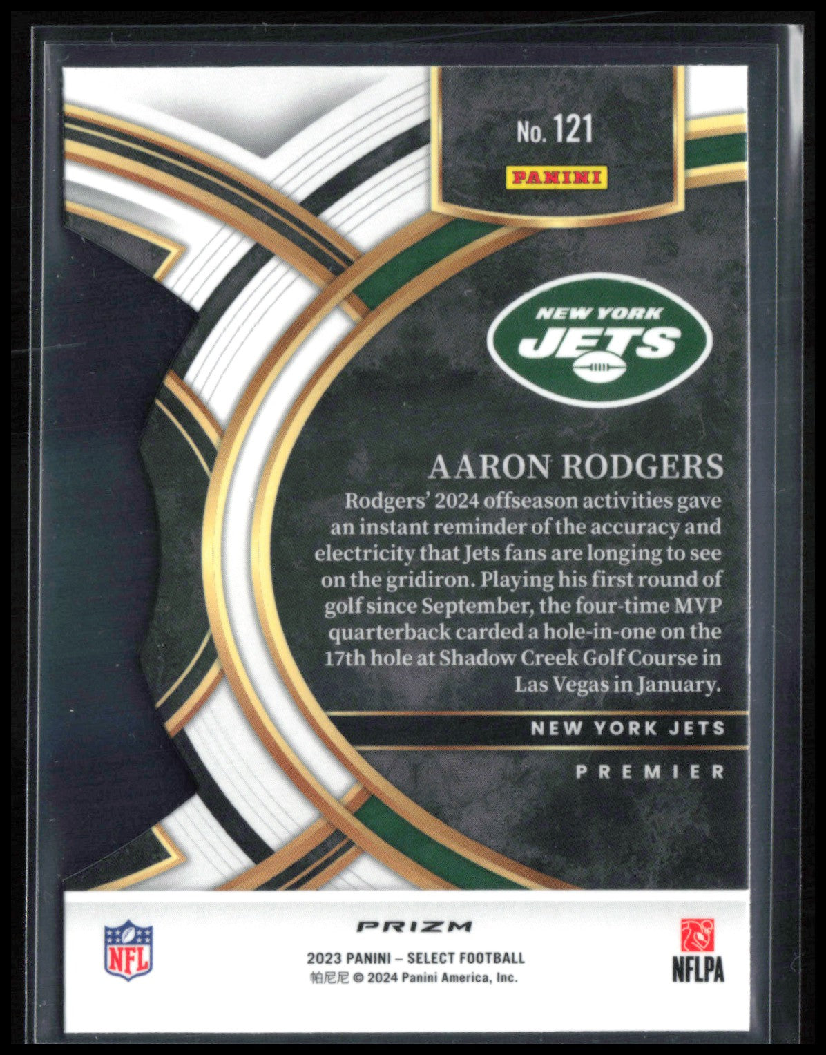 Aaron Rodgers RWB Die-Cut