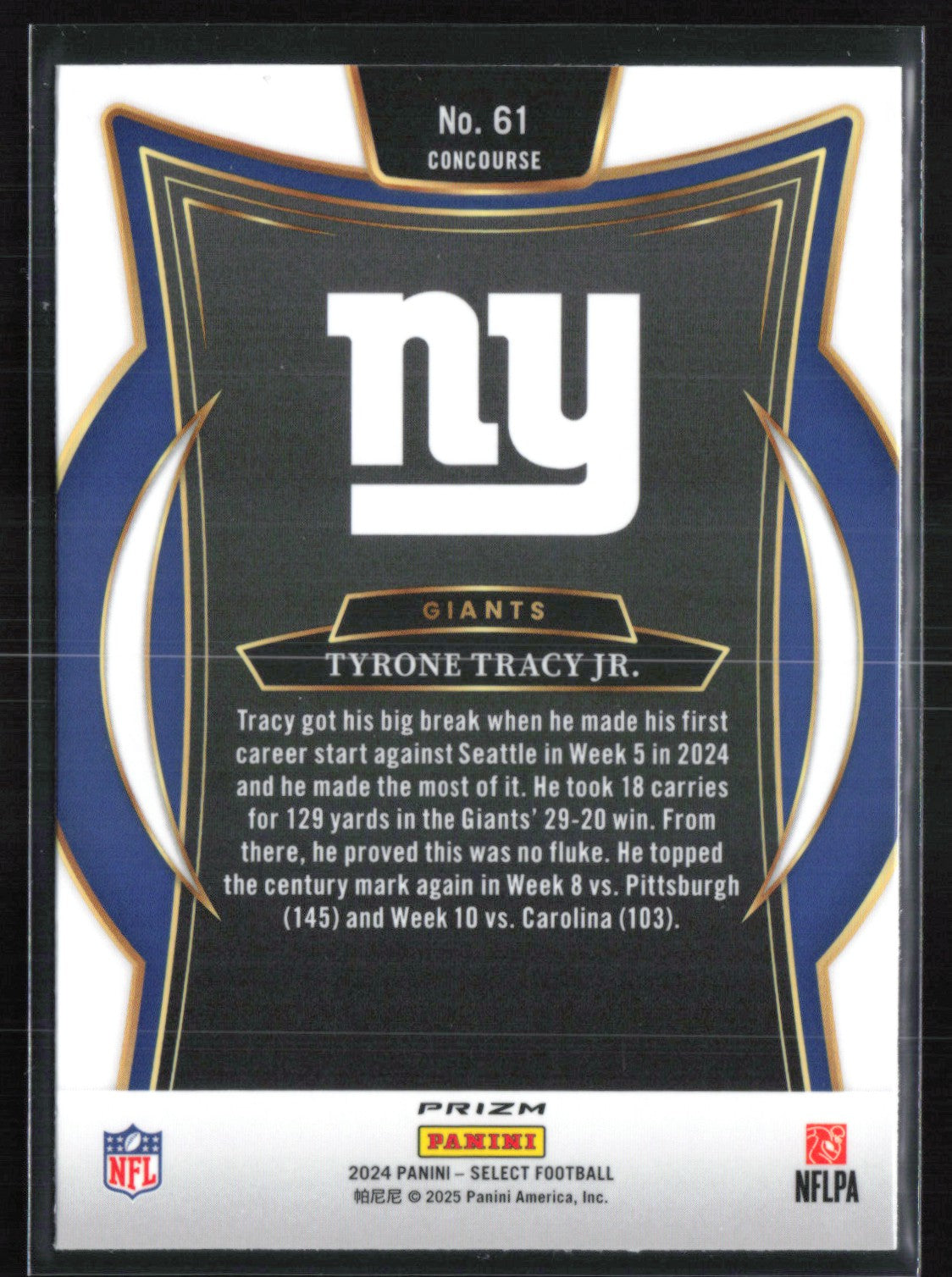 Tyrone Tracy Jr. RC Black Blue Shock