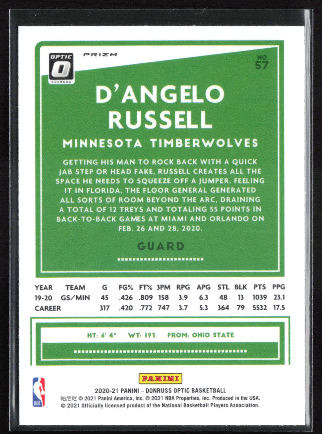 D'Angelo Russell Purple Flash