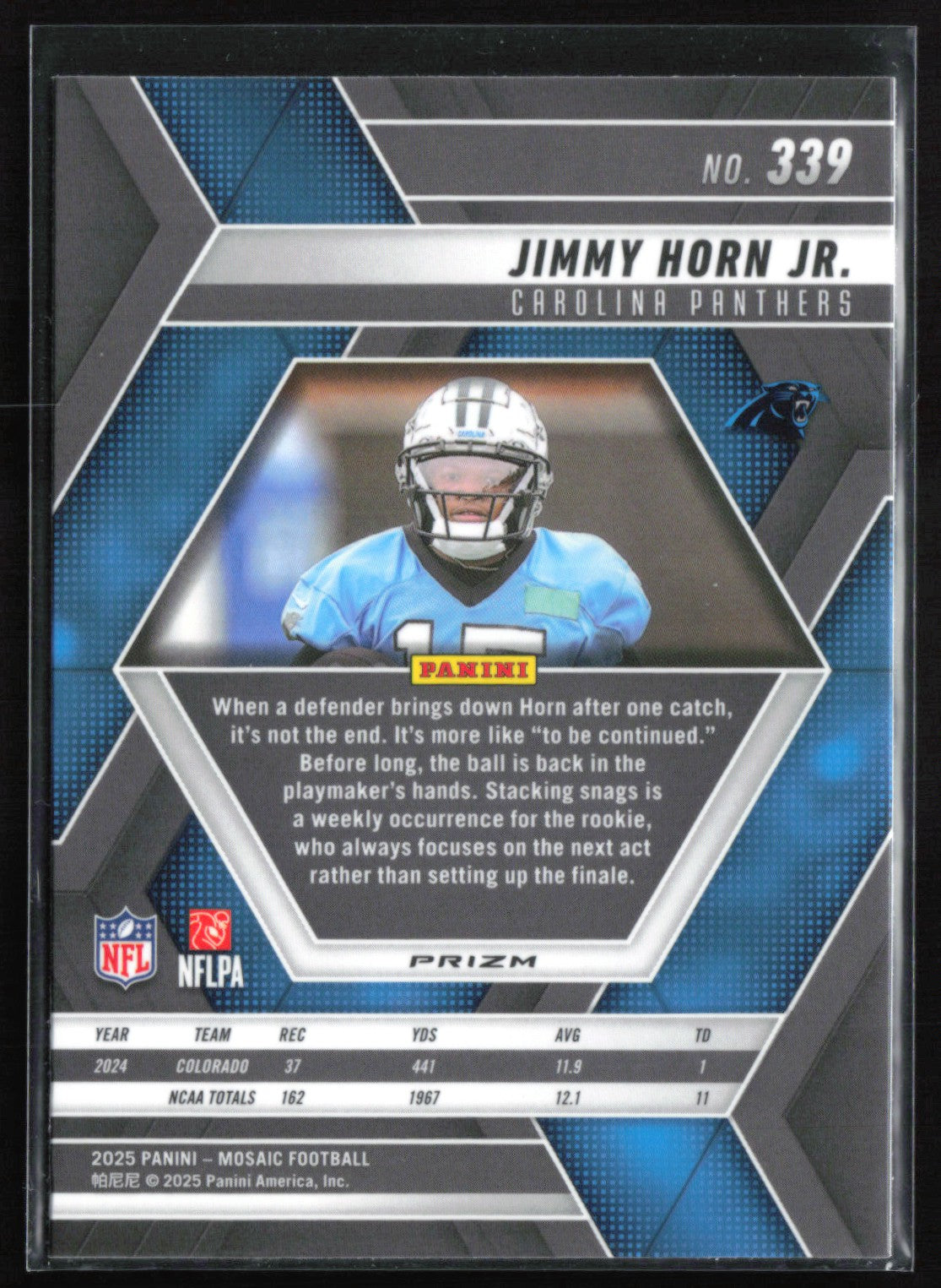 Jimmy Horn Jr. RC Red White