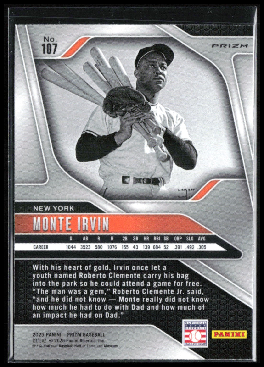 Monte Irvin Blue Ice