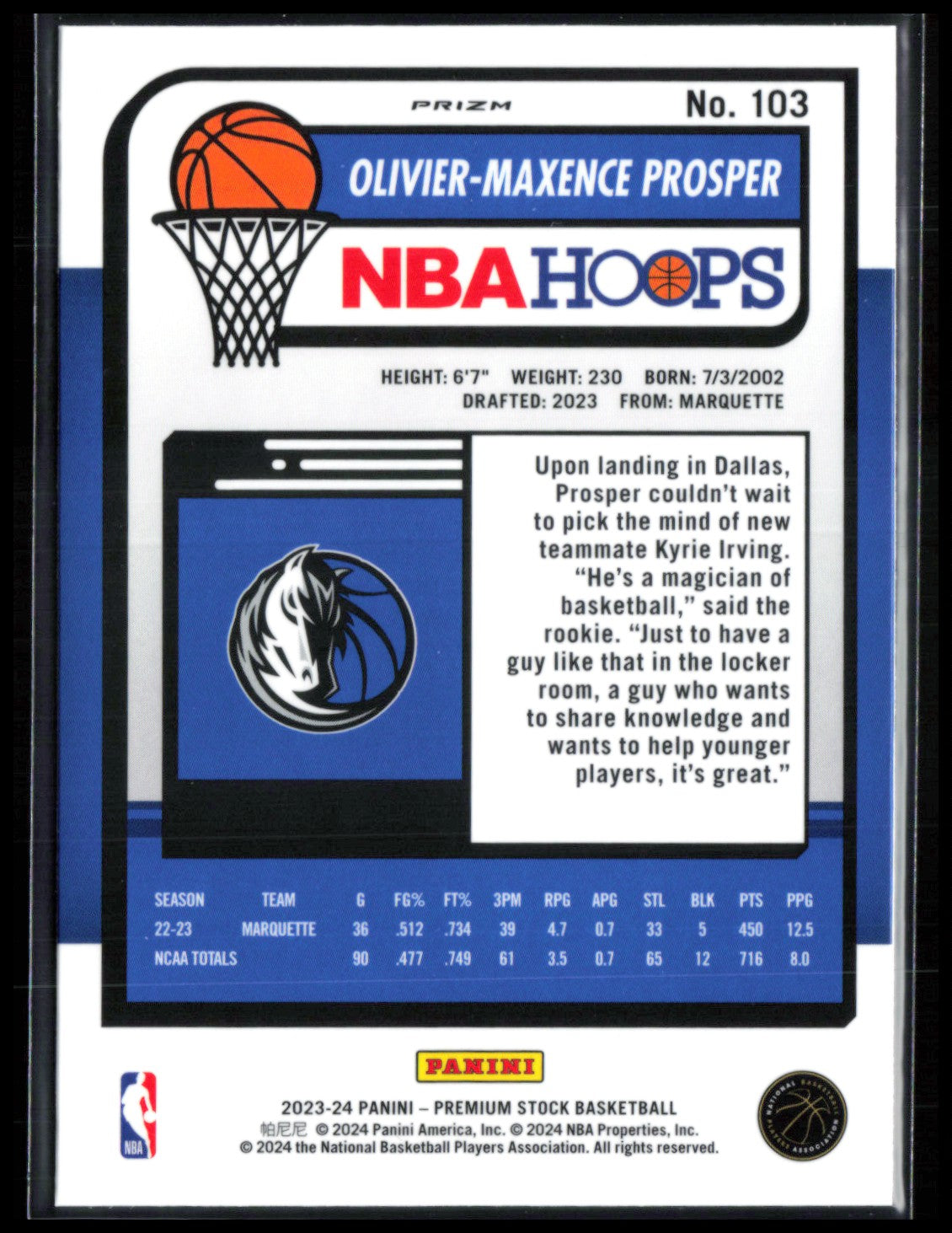 Olivier-Maxence Prosper RC Holo
