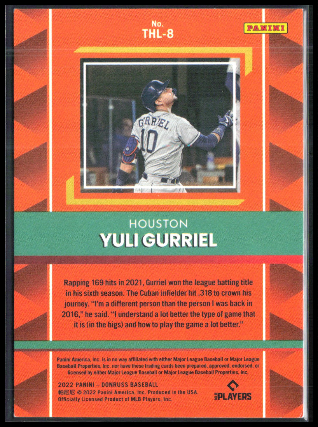 Yuli Gurriel /349 The Hit List