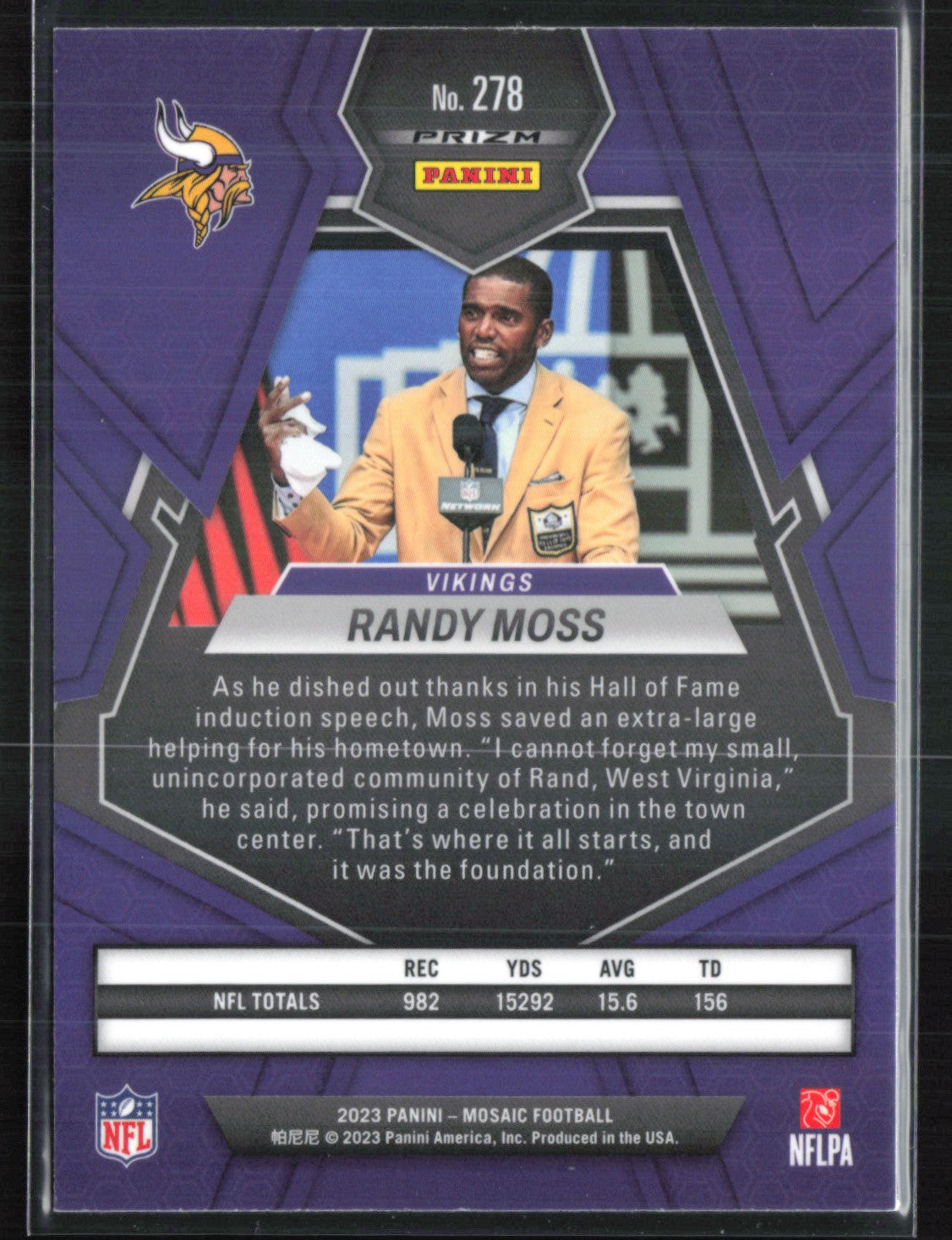 Randy Moss Pink Camo
