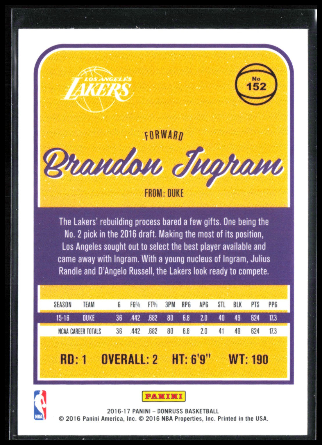 Brandon Ingram RC