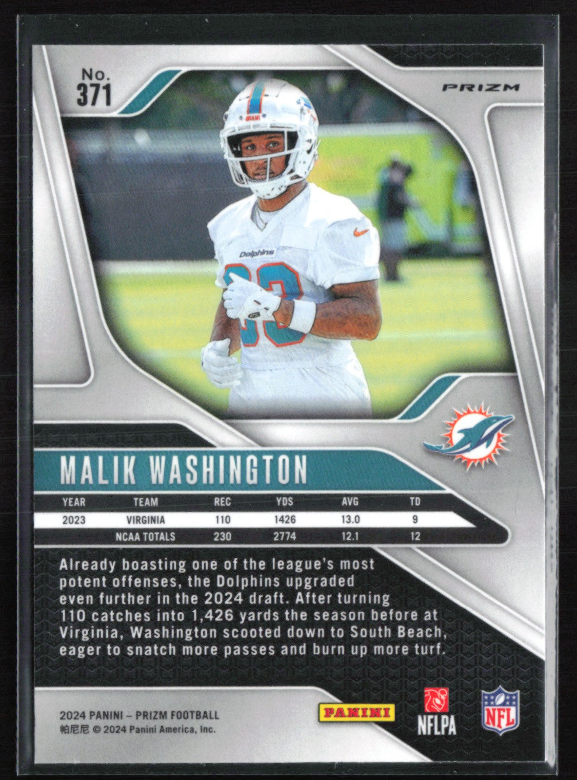 Malik Washington RC Green Wave