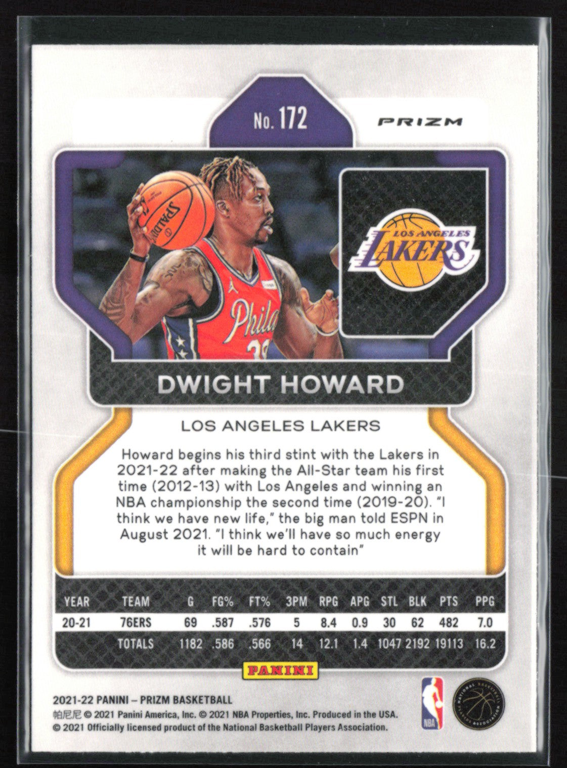 Dwight Howard Orange Ice