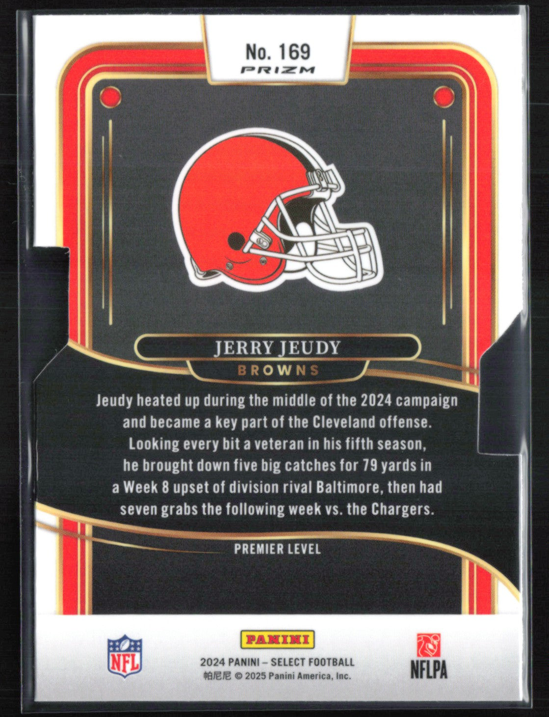 Jerry Jeudy Silver Die-Cut Premier Level