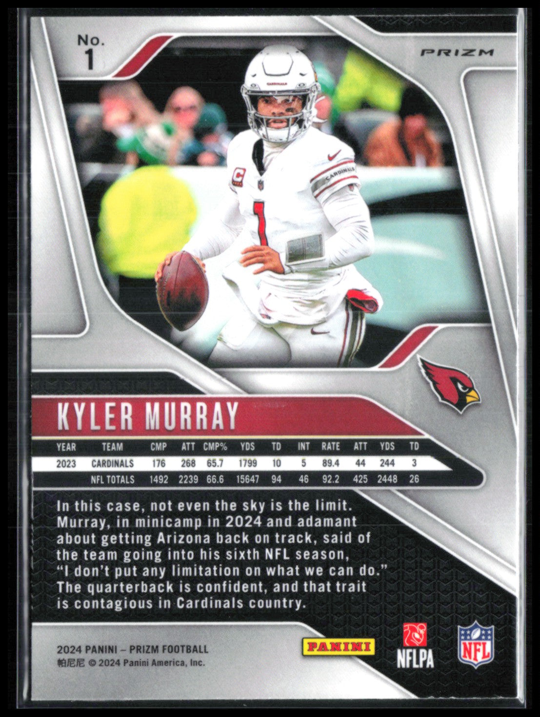 Kyler Murray Orange Lazer