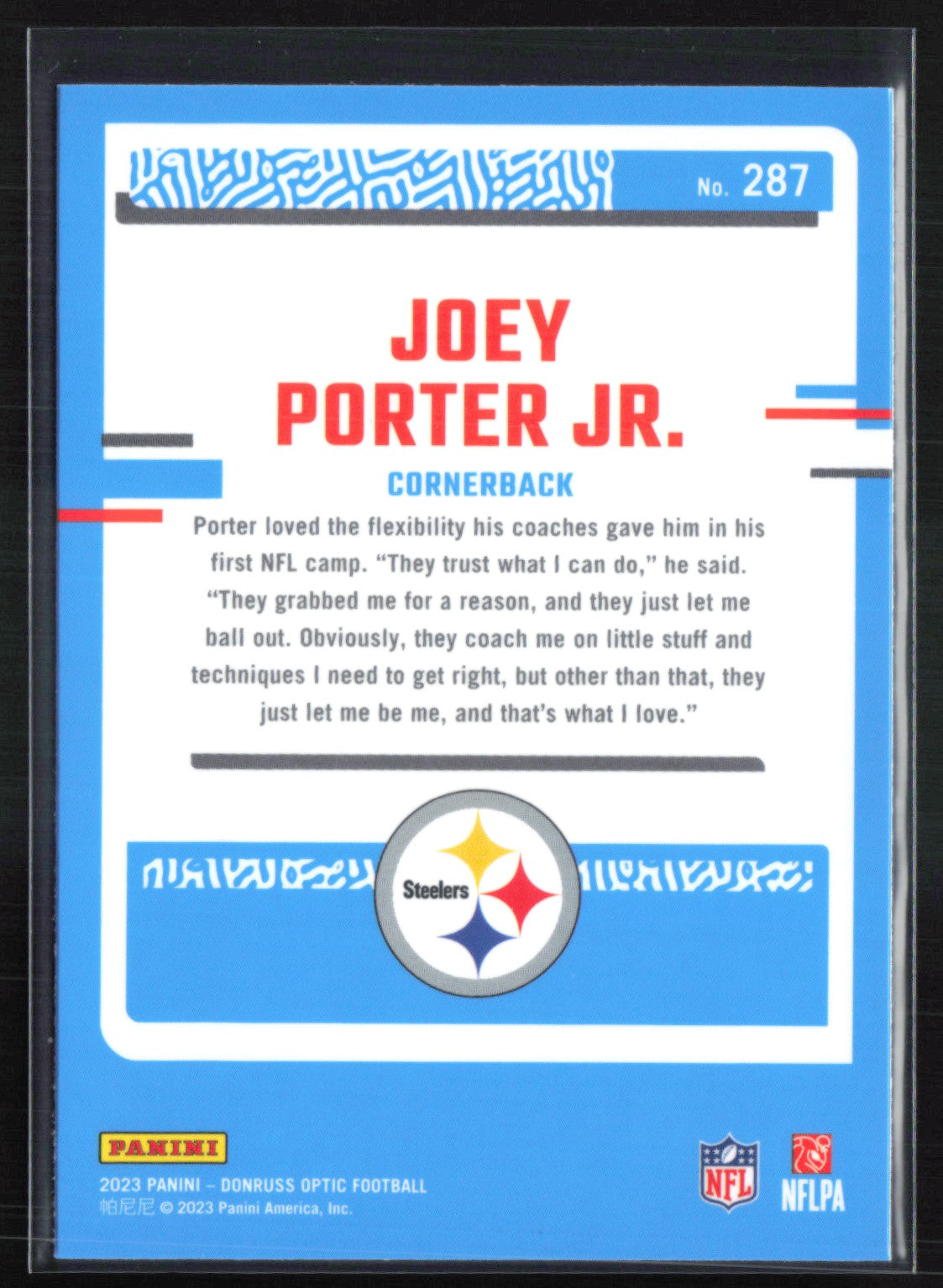 Joey Porter Jr. RC