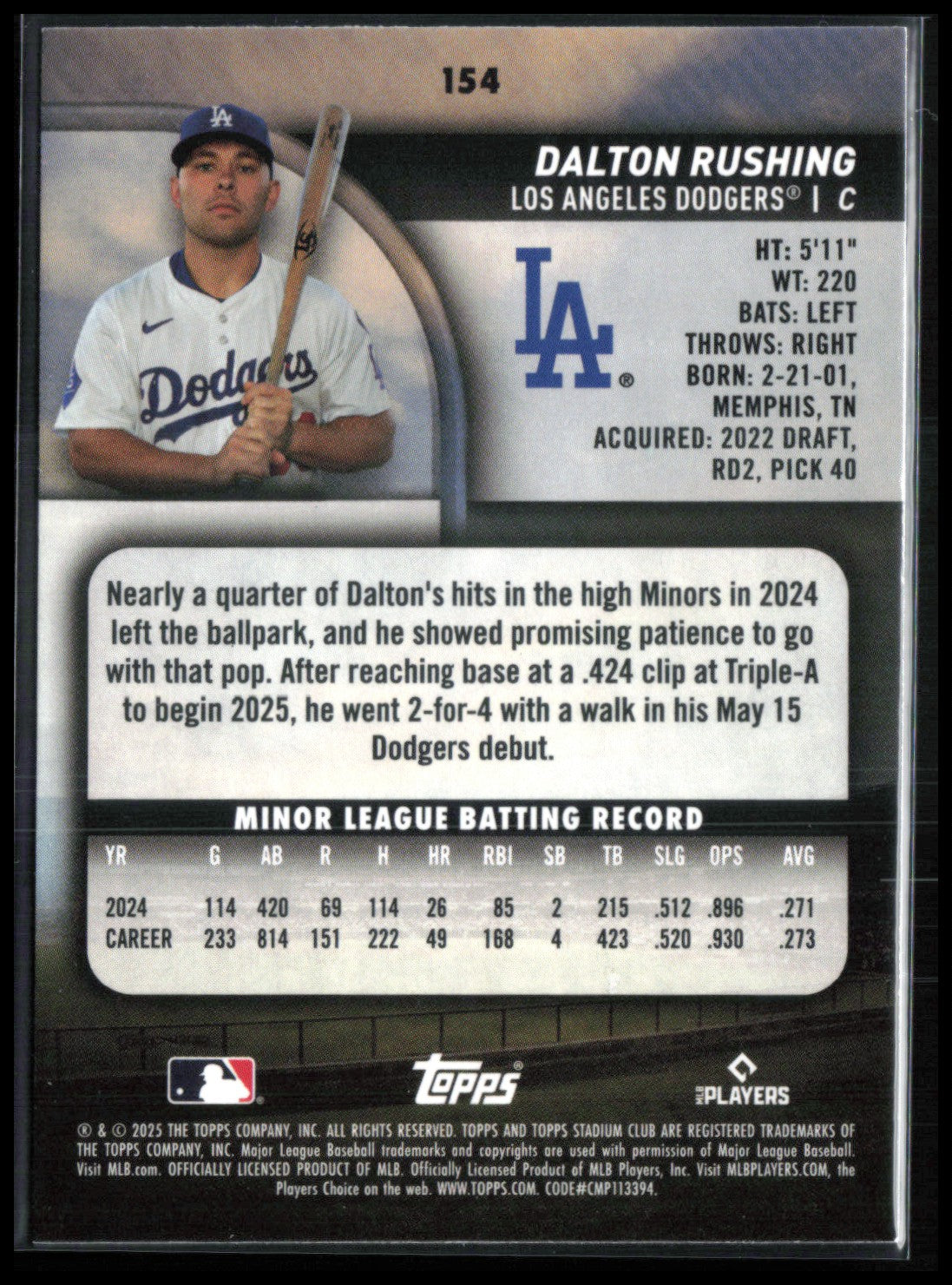 Dalton Rushing RC
