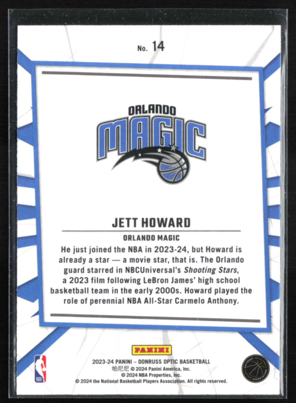 Jett Howard RC