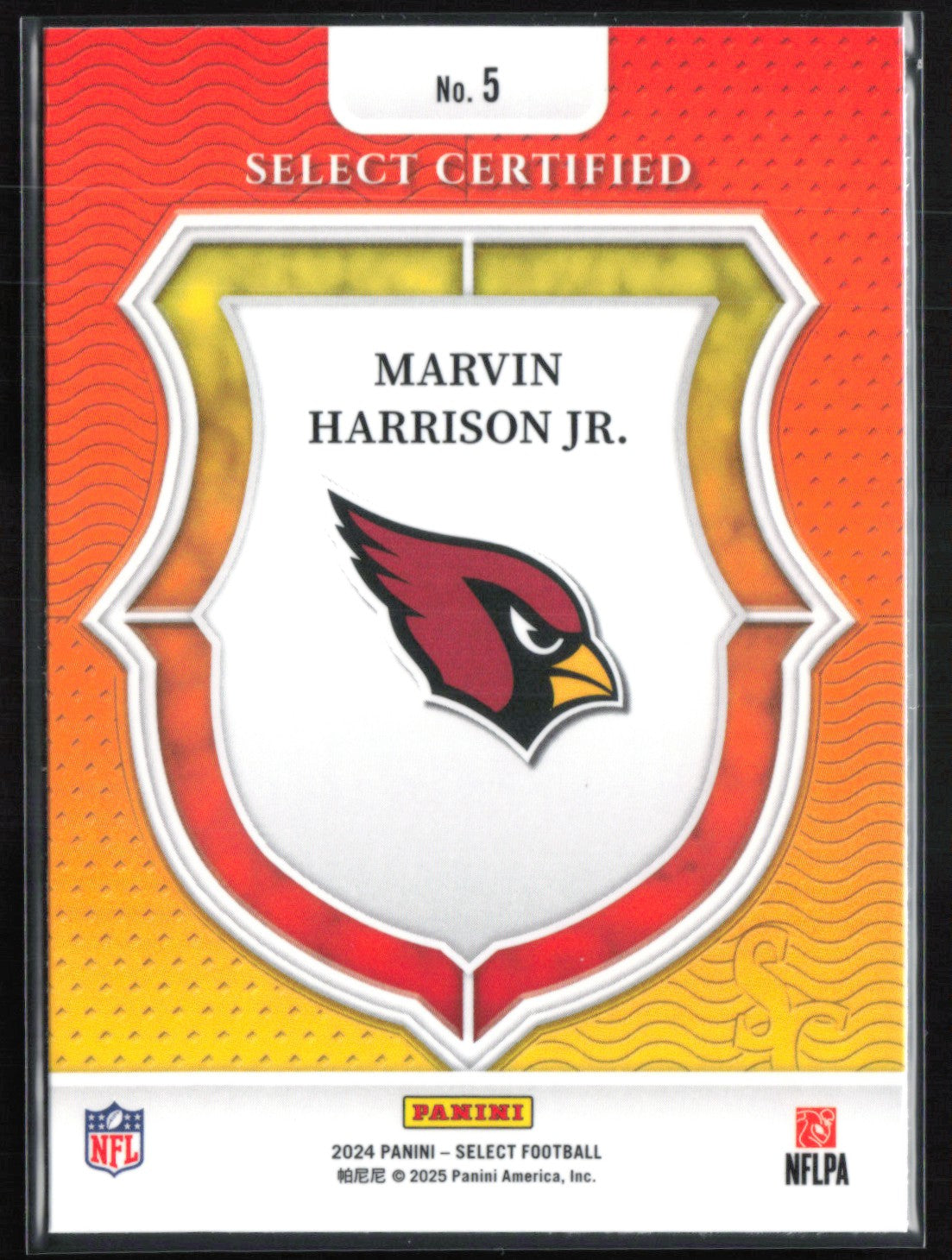 Marvin Harrison Jr. RC Select Certified