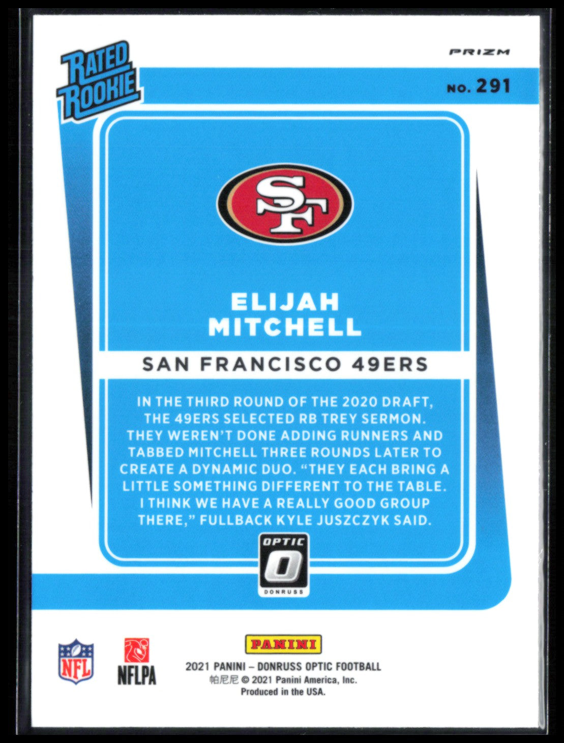 Elijah Mitchell RC Holo