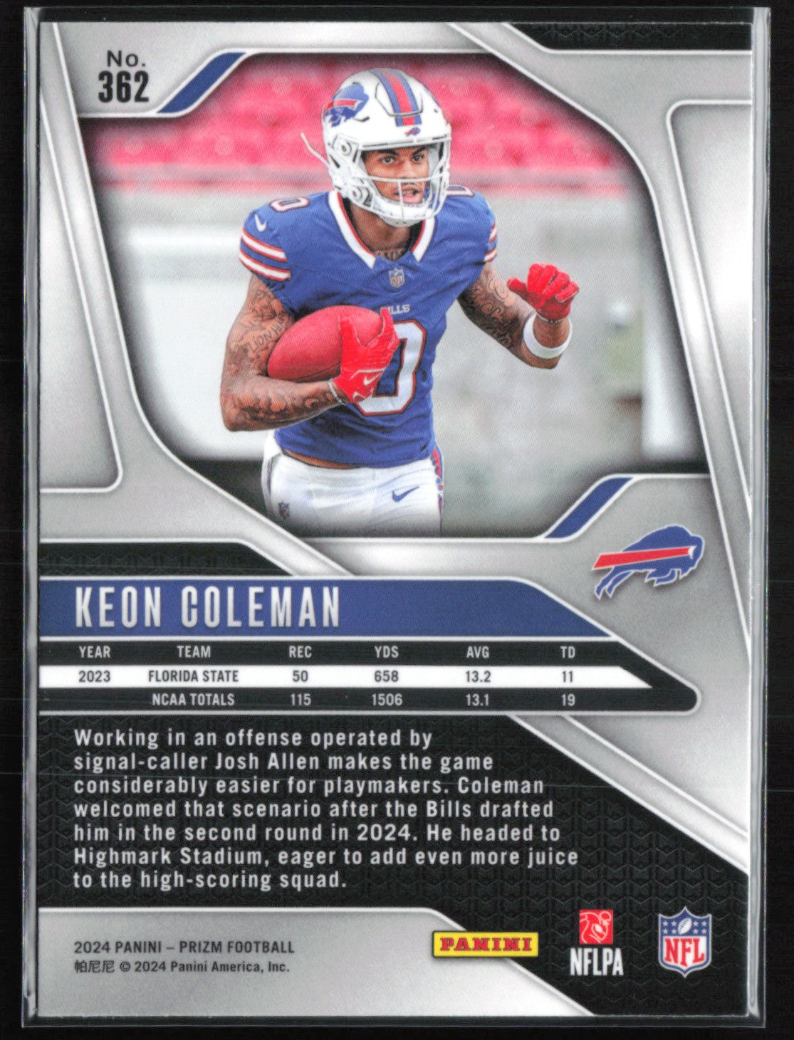 Keon Coleman RC