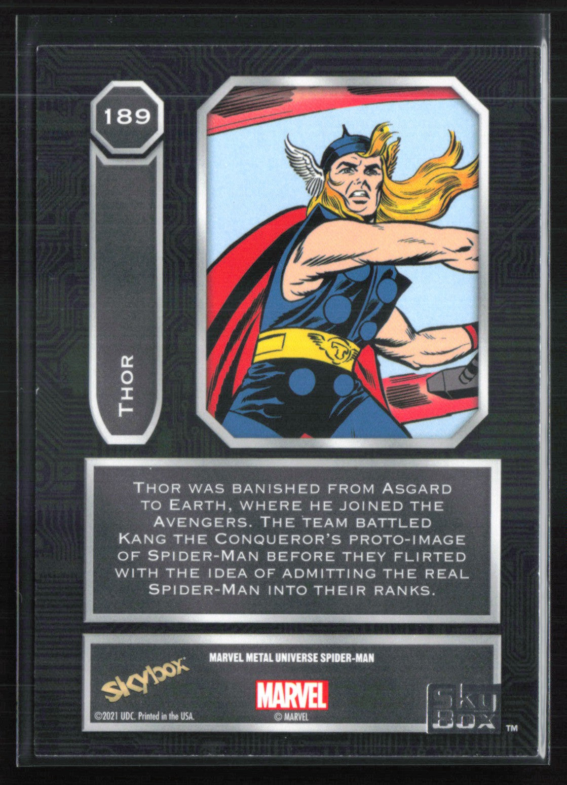 Thor 2021 Marvel Metal Universe