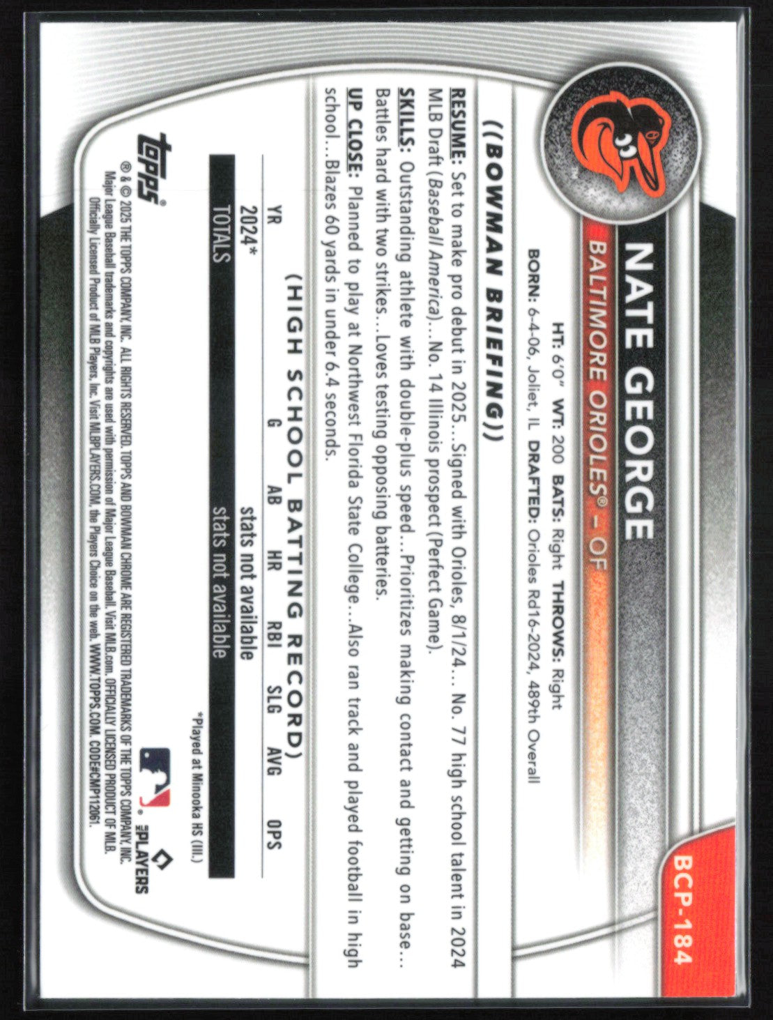 Nate George 1st Bowman