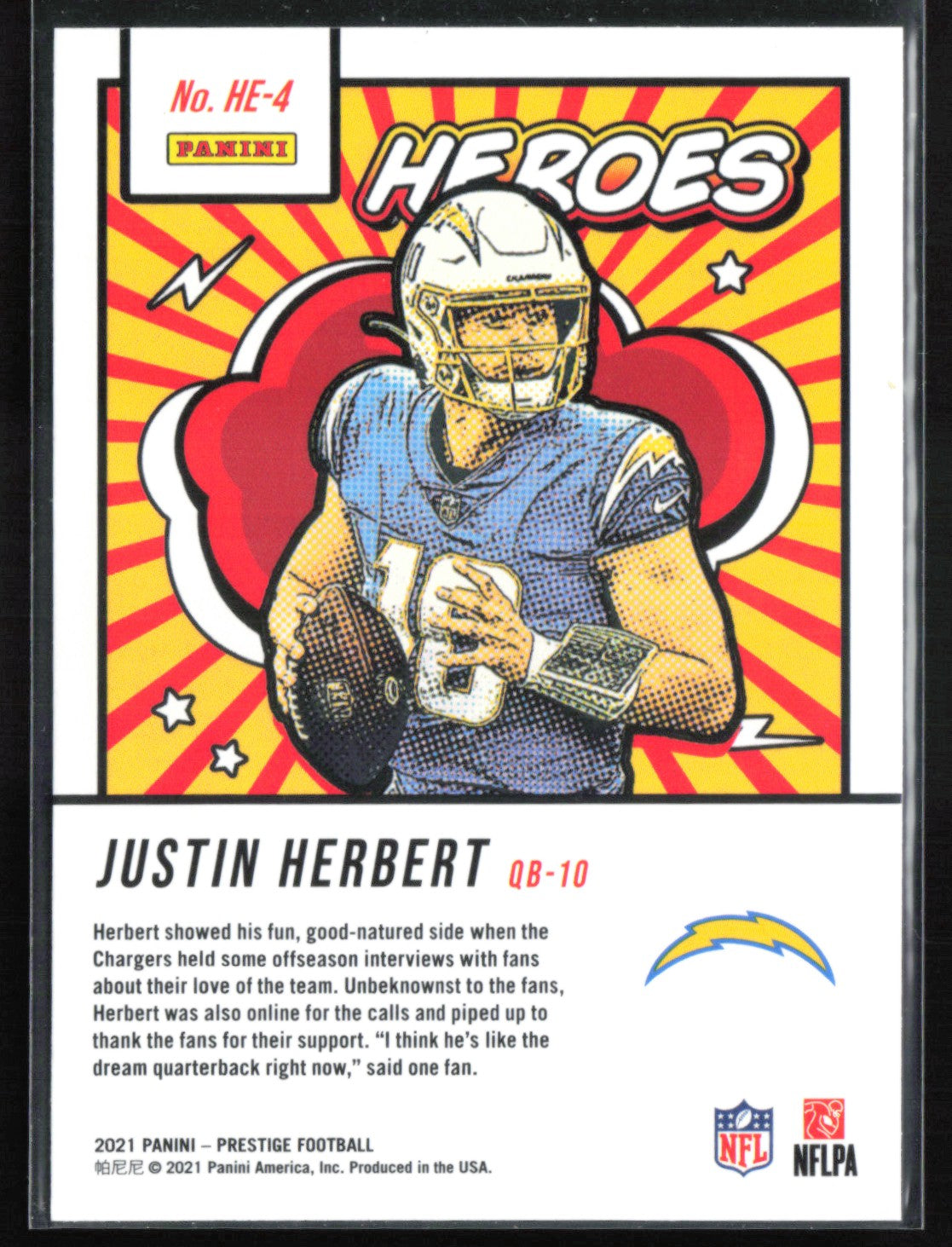 Justin Herbert Prestige Heroes