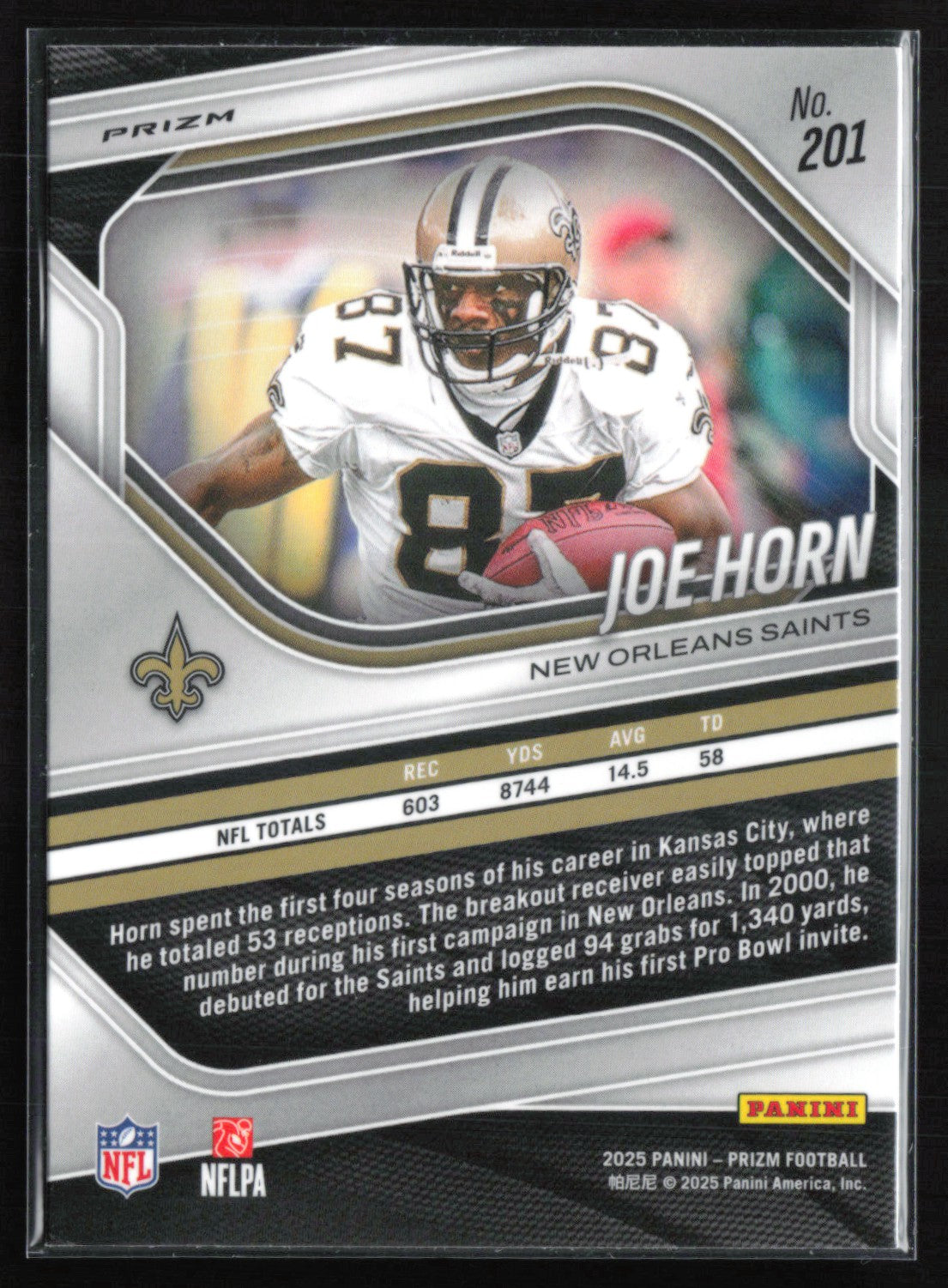 Joe Horn White Disco