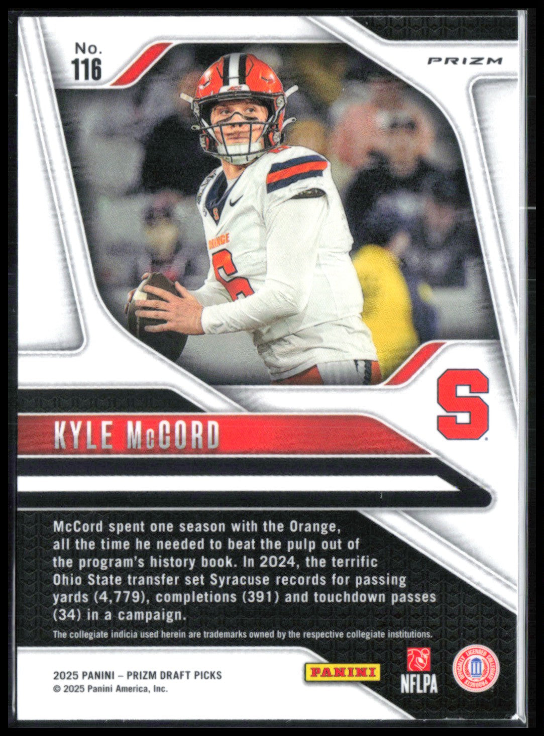 Kyle McCord RC Red Ice