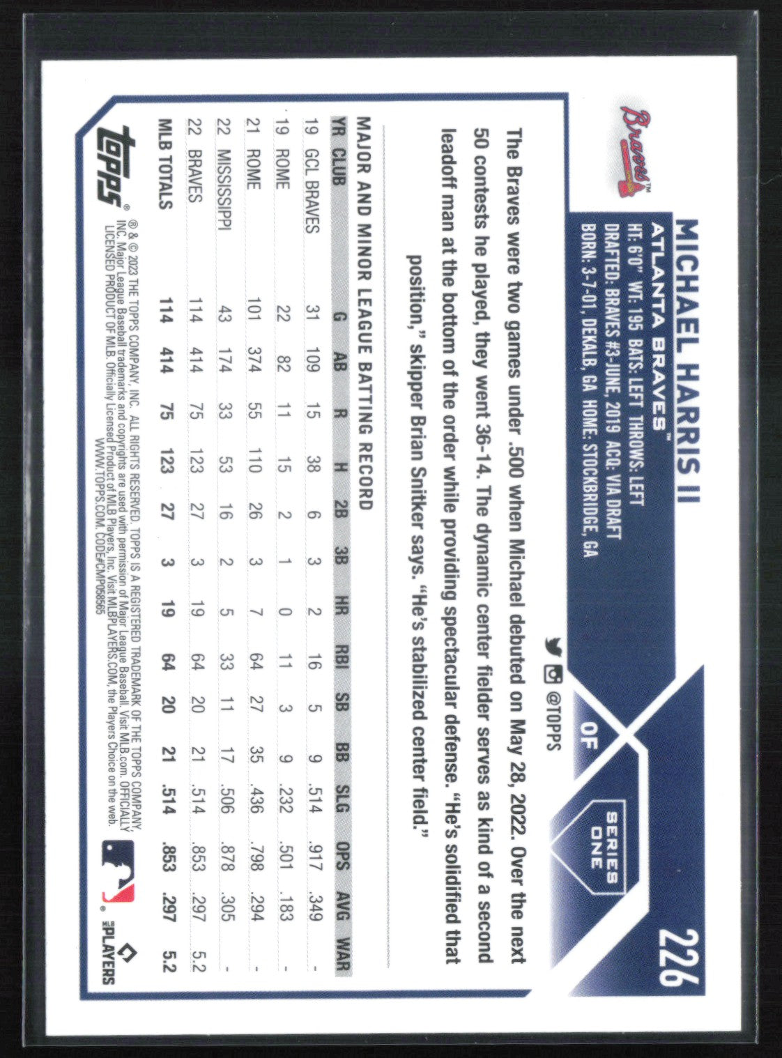 Michael Harris II RC