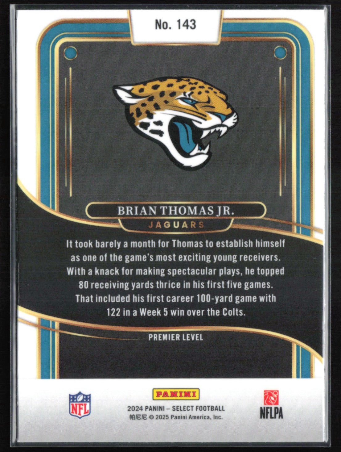 Brian Thomas Jr. RC Premier Level