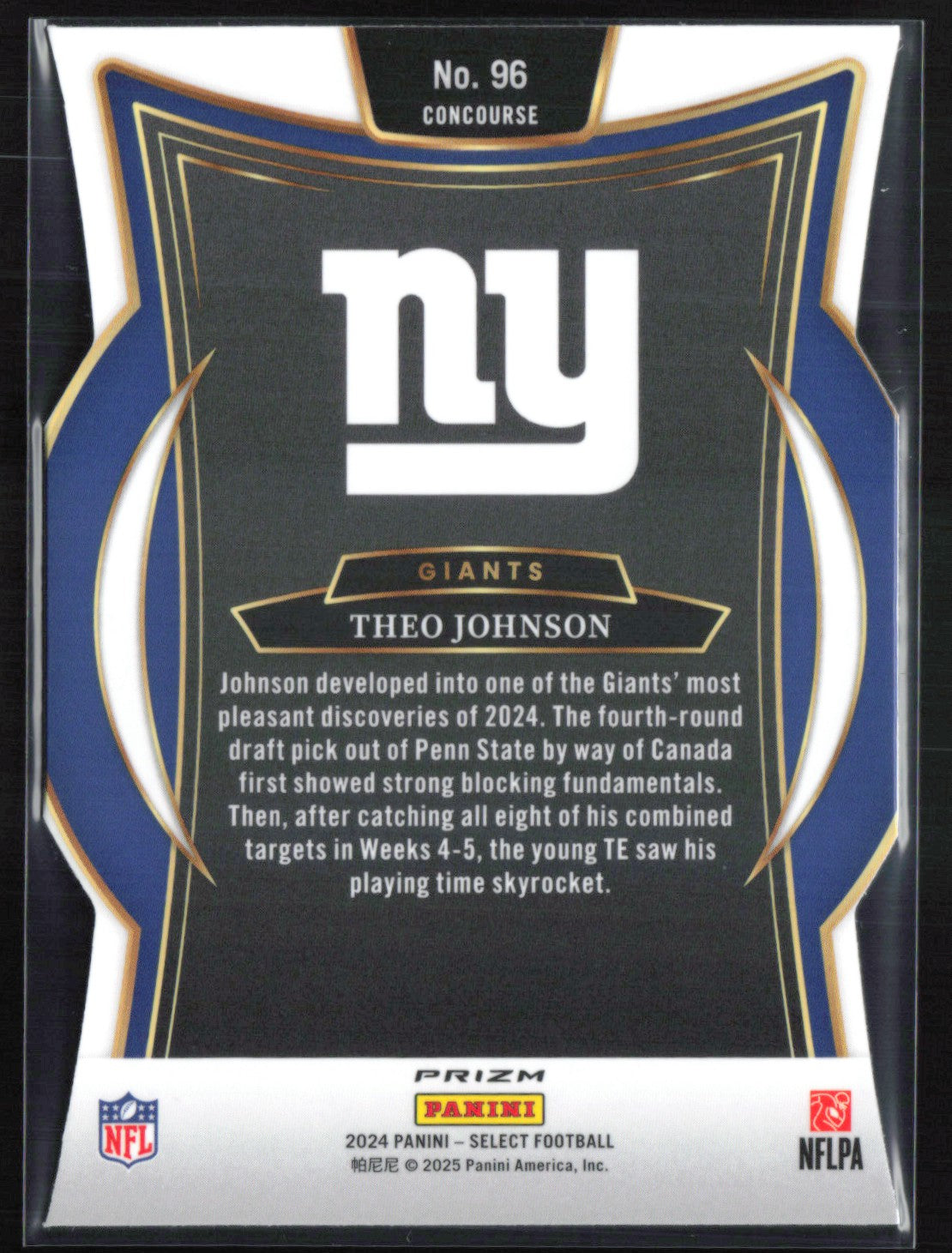Theo Johnson RC Silver Die-Cut