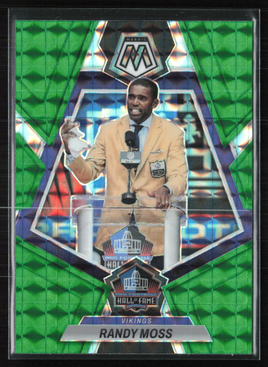 Randy Moss Green Mosaic