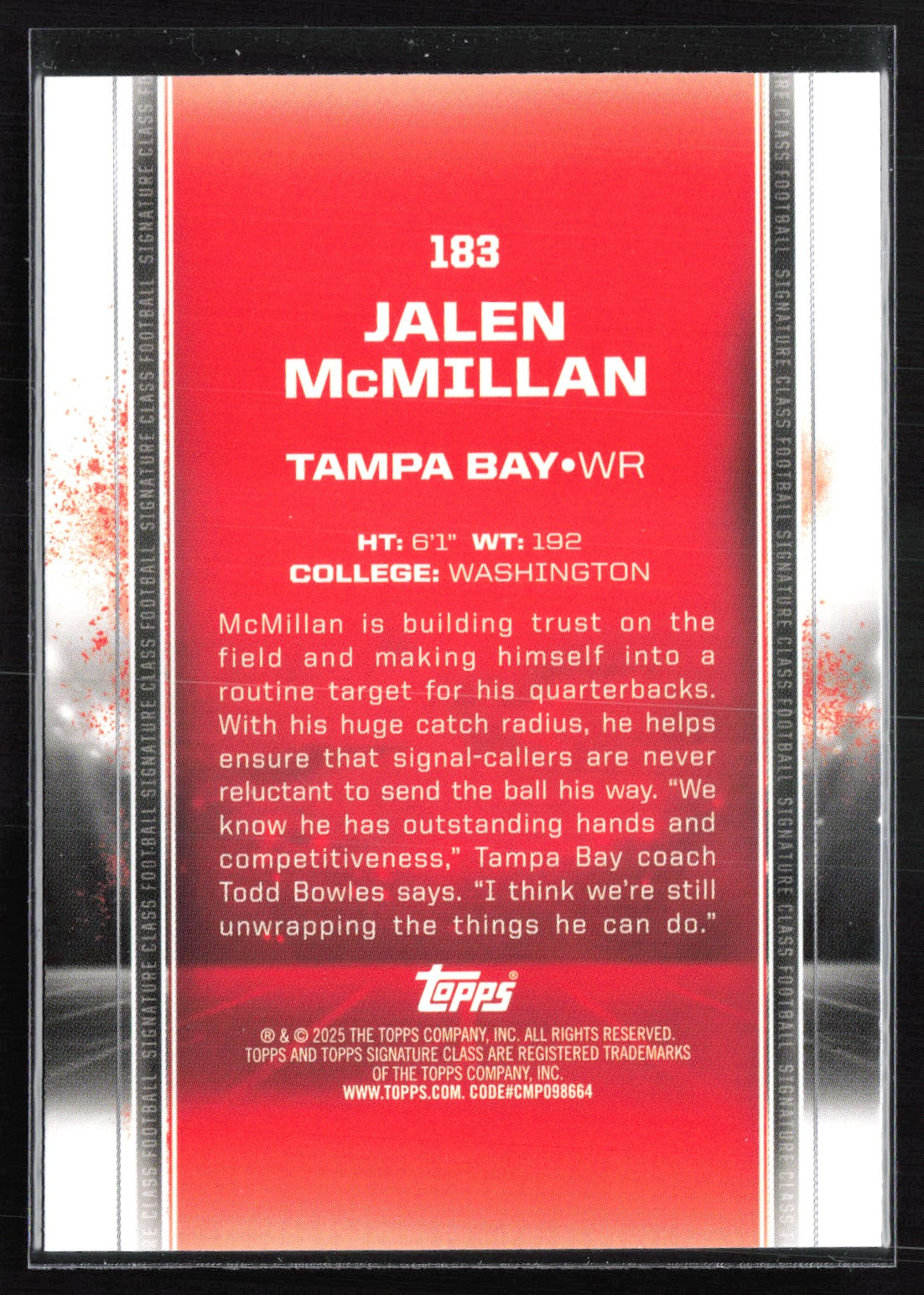 Jalen McMillan RC